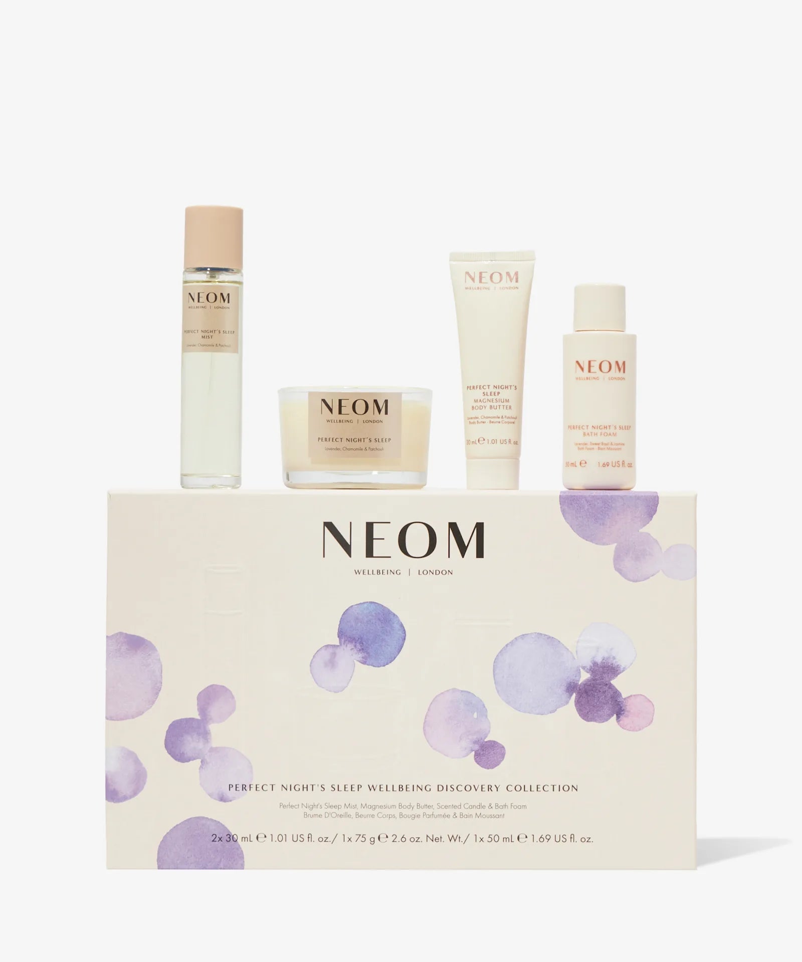 NEOM Wellbeing Discovery Set - Relax, Energize & Restore